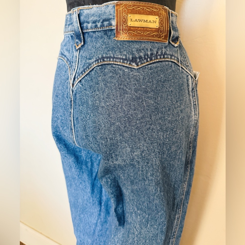 Lawman Women's High Rise Blue Jeans